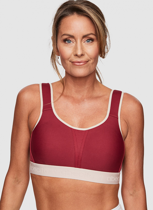 Kimberly Sport-BH, Deep Red/Beige in de groep DAMES / Collecties / Kimberly bij Underwear Sweden AB (144003-5920)